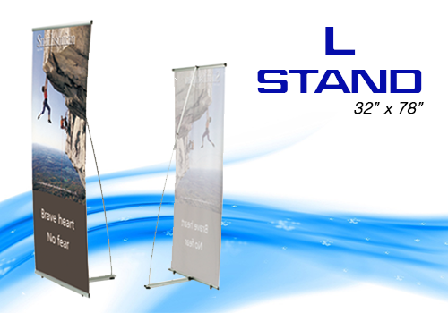 L-banner-stand